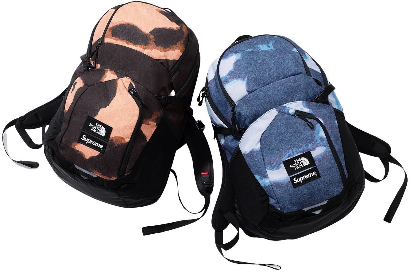 Supreme®/The North Face® Bleached Denim Print Pocono Backpack
